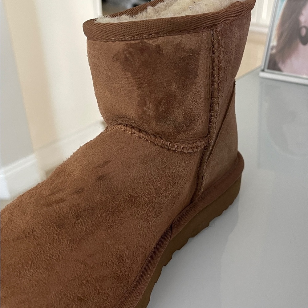 UGG Classic Mini II Women's Tan Boots Women Size 7 - Picture 12 of 12